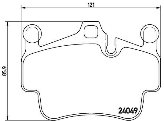 Porsche Boxster Cayman 911 Ön Balata VALEO