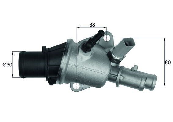 Fiat Brava Termostat Komple 88C MAHLE