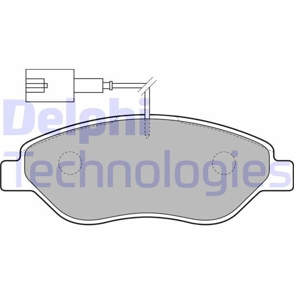 Fiat Bravo II Ön Fren Balatası Fişli DELPHI