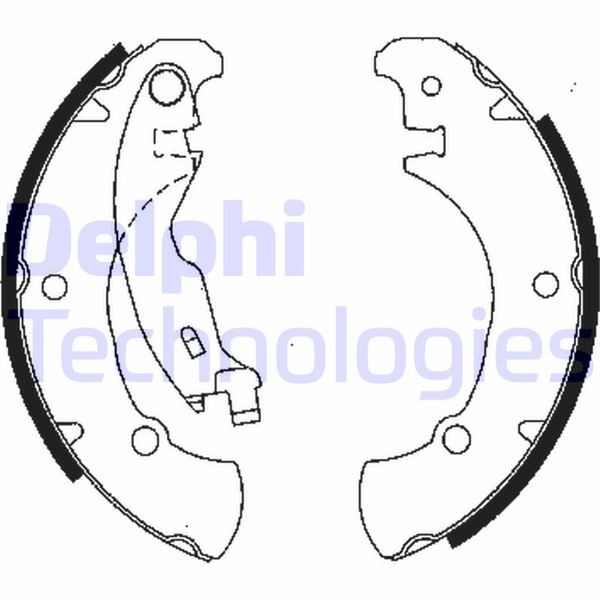 Fiat Bravo Brava Marea Arka Pabucu Balata DELPHI