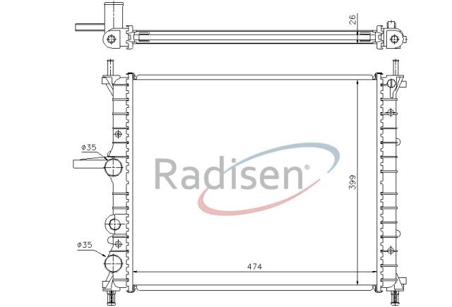 Fiat Bravo Radyatör RADISEN