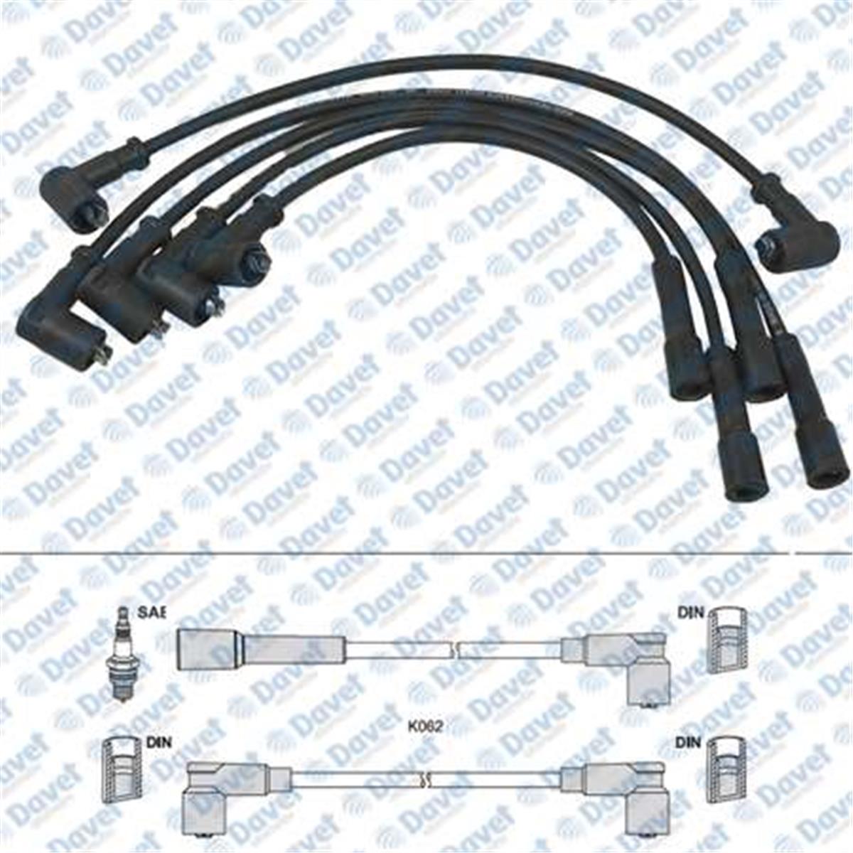 BUJI KABLOSU  SKODA FAVORIT 1.3 8V 90>94 - FORMEN 91>95