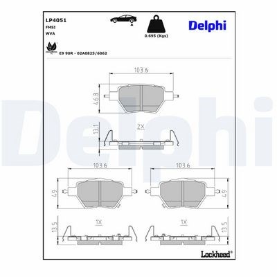 Byd Atto 3 EV Arka Fren Balata Elektrikli 204hp DELPHI