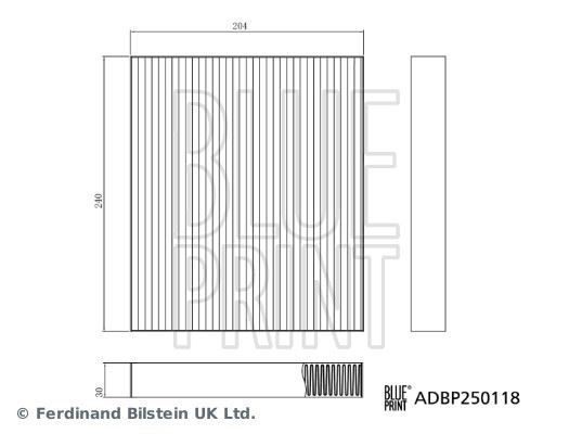 BYD Kabin Filtresi BLUEPRINT