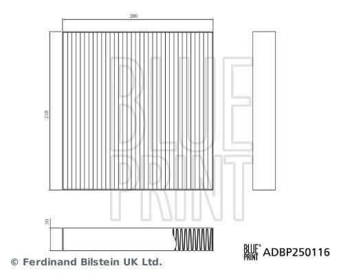 BYD Kabin Filtresi BLUEPRINT