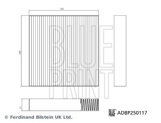 BYD Kabin Filtresi BLUEPRINT
