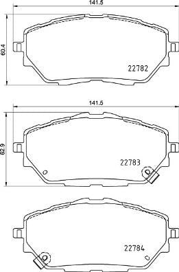Toyota C-HR Ön Fren Balatası BREMBO