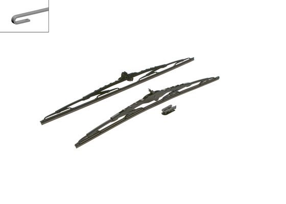 Mercedes C180 C200 C220 Kompressor Ön Cam Sileceği Takımı 600-550mm BOSCH