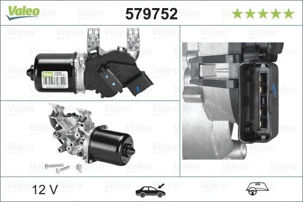 Citroen C2 Silecek Motoru Ön VALEO