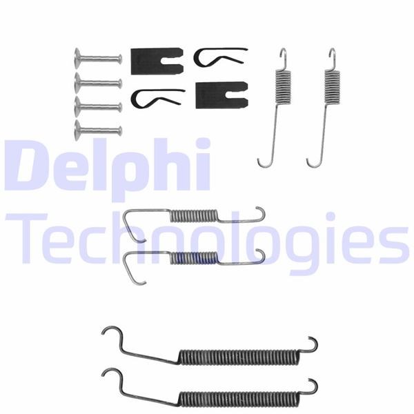 Citroen C2 C3 C3 Pluriel Peugeot 1007 Arka Fren Pabuç Montaj Takımı DELPHI