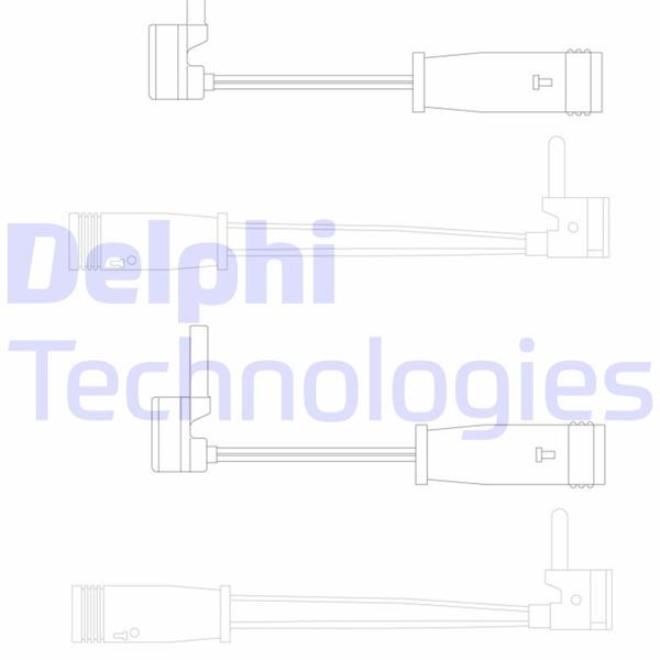 Mercedes C219 W211 S211 Çift Balata Fişi DELPHI