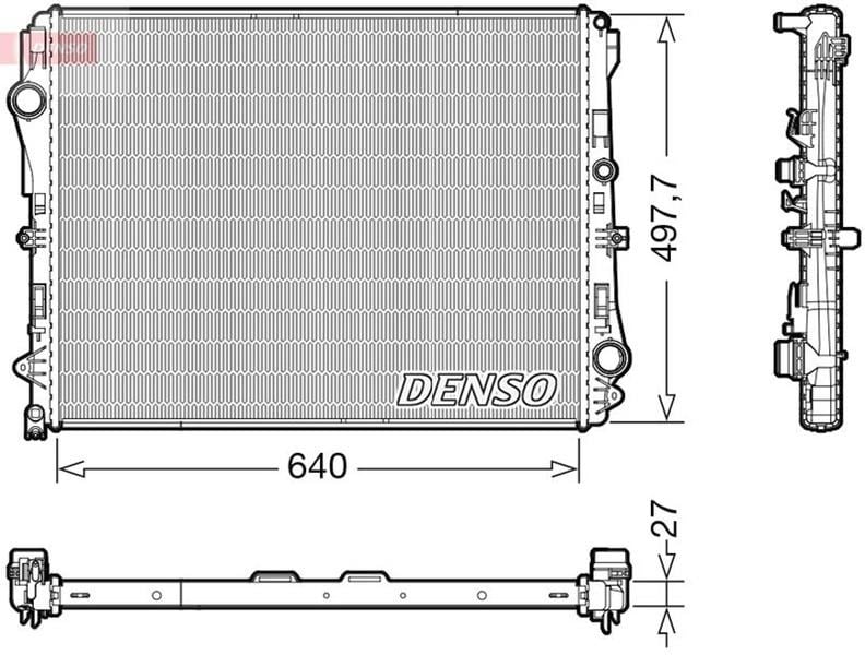 Mercedes C257 Motor Su Radyatörü DENSO
