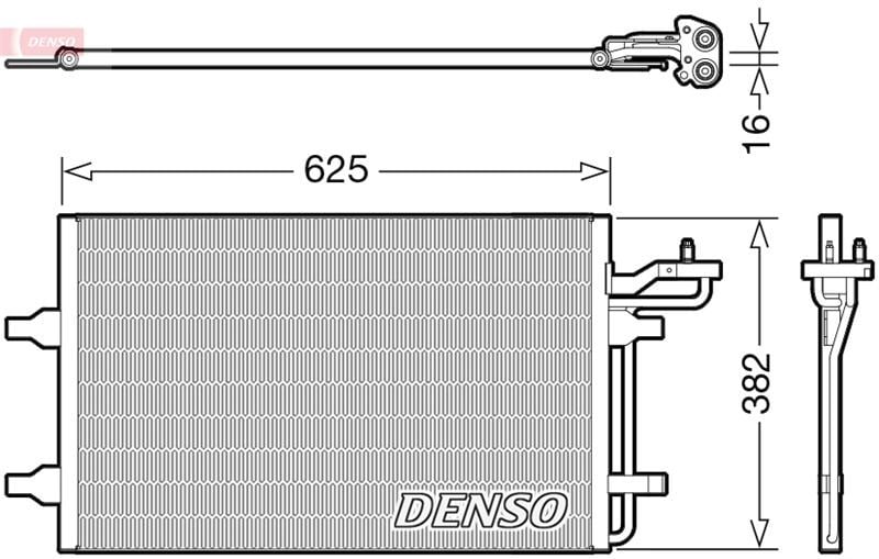 Volvo C30 Klima Radyatörü DENSO