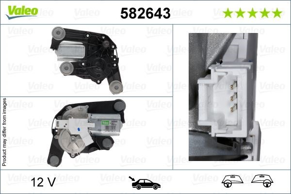 Citroen C5 Arka Silecek Motoru VALEO