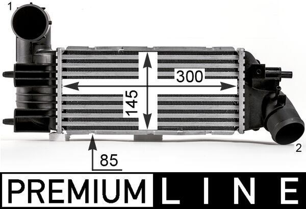 Citroen C5 Intercooler MAHLE