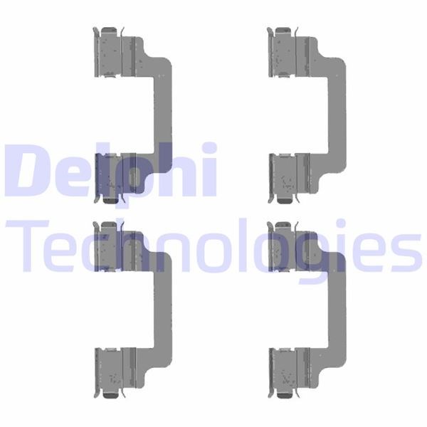 Citroen C8 Fiat Ulysse Peugeot 807 Ön Fren Balata Montaj Takımı DELPHI