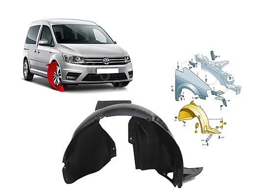 Volkswagen Caddy Sağ Çamurluk Davlumbazı PRO-A