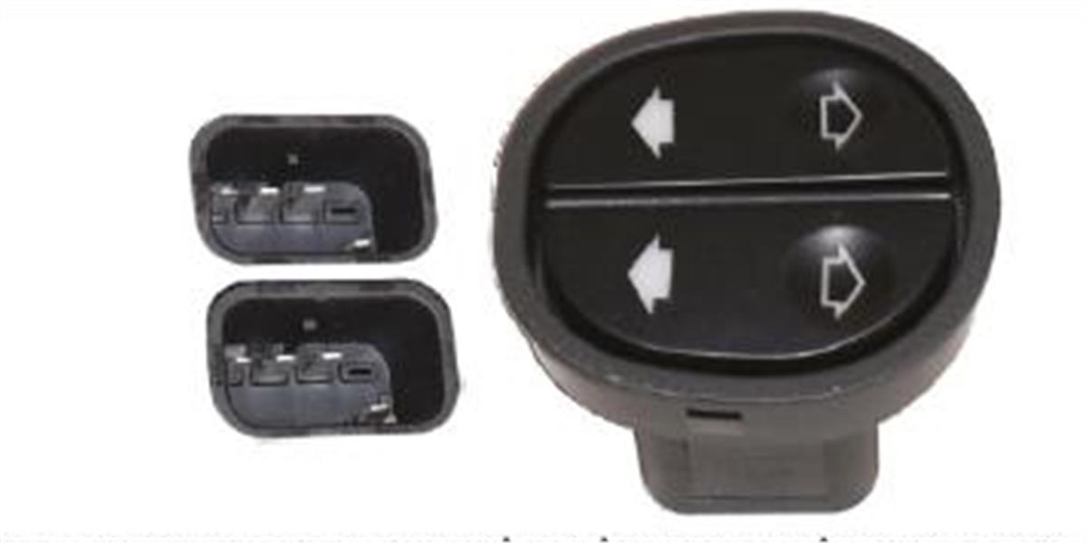 Cam Kaldırma Anahtarı Çiftli Ford Fiesta / Connect Çerçeveli 8 Pin