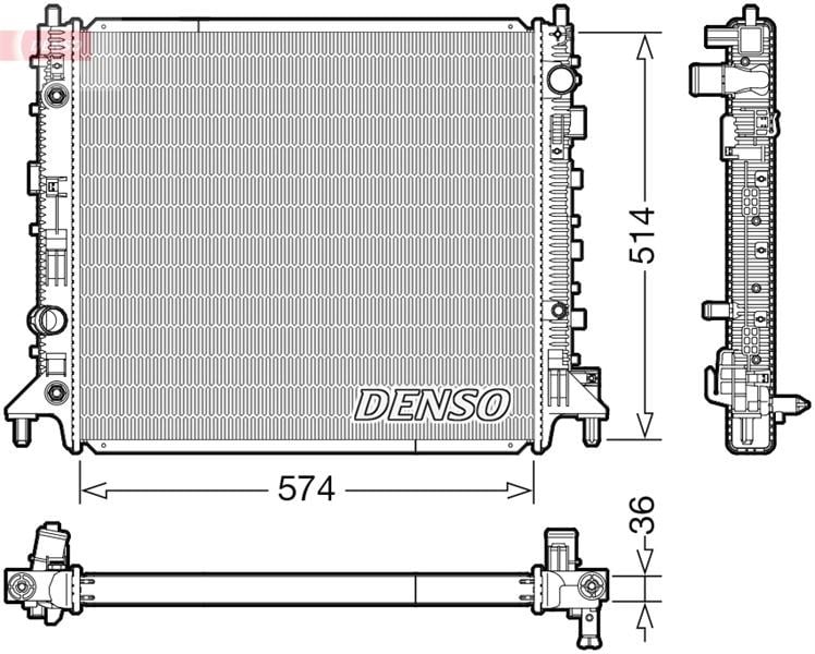 Chevrolet Camaro Motor Su Radyatörü DENSO
