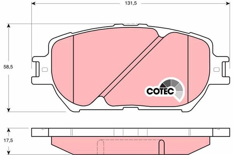 Toyota Camry Ön Disk Balata TRW
