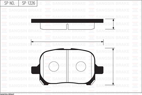 Toyota Camry V20 Ön Fren Balatası SANGSIN
