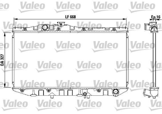 Toyota Camry Radyatör 1.8 2.0TD 2.0 1986-1991 VALEO