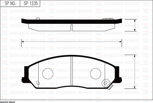 Toyota Camry Ön Fren Balatası Disk SANGSIN