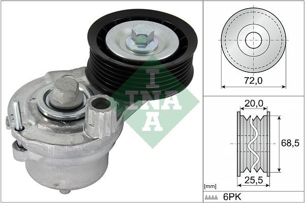 Chevrolet Captiva Antara Alternatör Gergi Rulmanı [Komple Kütüklü A2.2 DM] INA