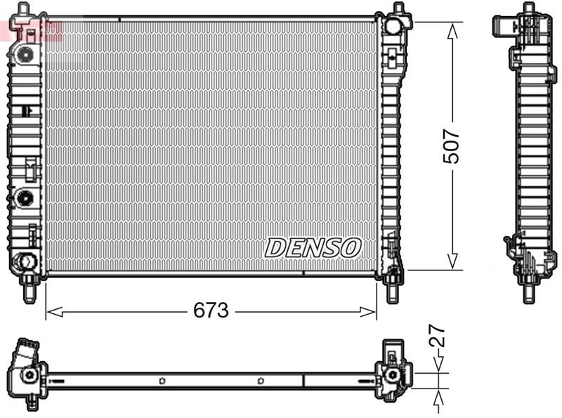 Chevrolet Captiva Motor Su Radyatörü 06- DENSO