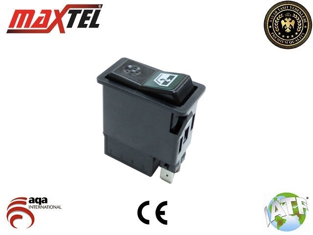 Ford Cargo Cam Kaldırma Anahtarı Sağ 8 Pin MAXTEL