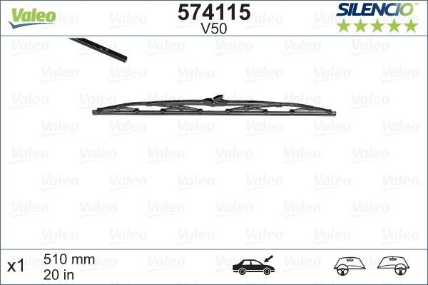 Toyota Carina Corolla Camry Silecek Lastiği 510 mm VALEO