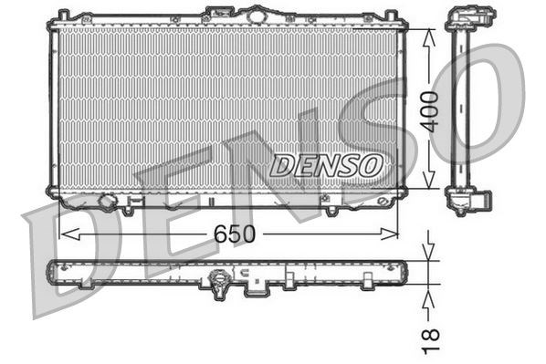 Mitsubishi Carisma Motor Su Radyatörü DENSO