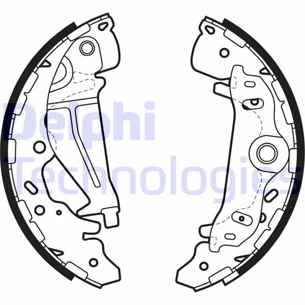 Kia Carnival Arka Fren Pabucu DELPHI