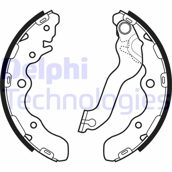 Kia Cerato Arka Fren Pabucu DELPHI