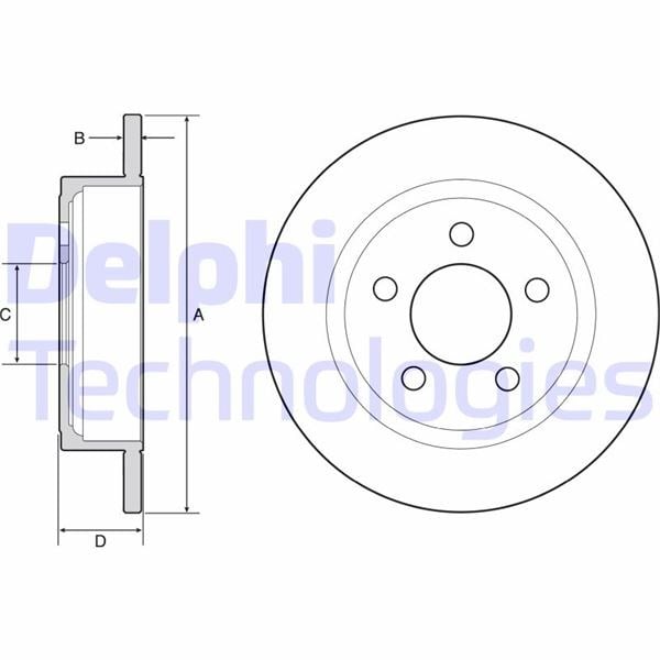 Jeep Cherokee Arka Fren Diski Dolu Tip DELPHI