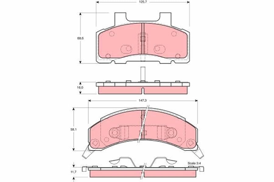 Buick Century Electra Lesabre Cadillac Deville Fleetwood Chevrolet Celebrity... TRW