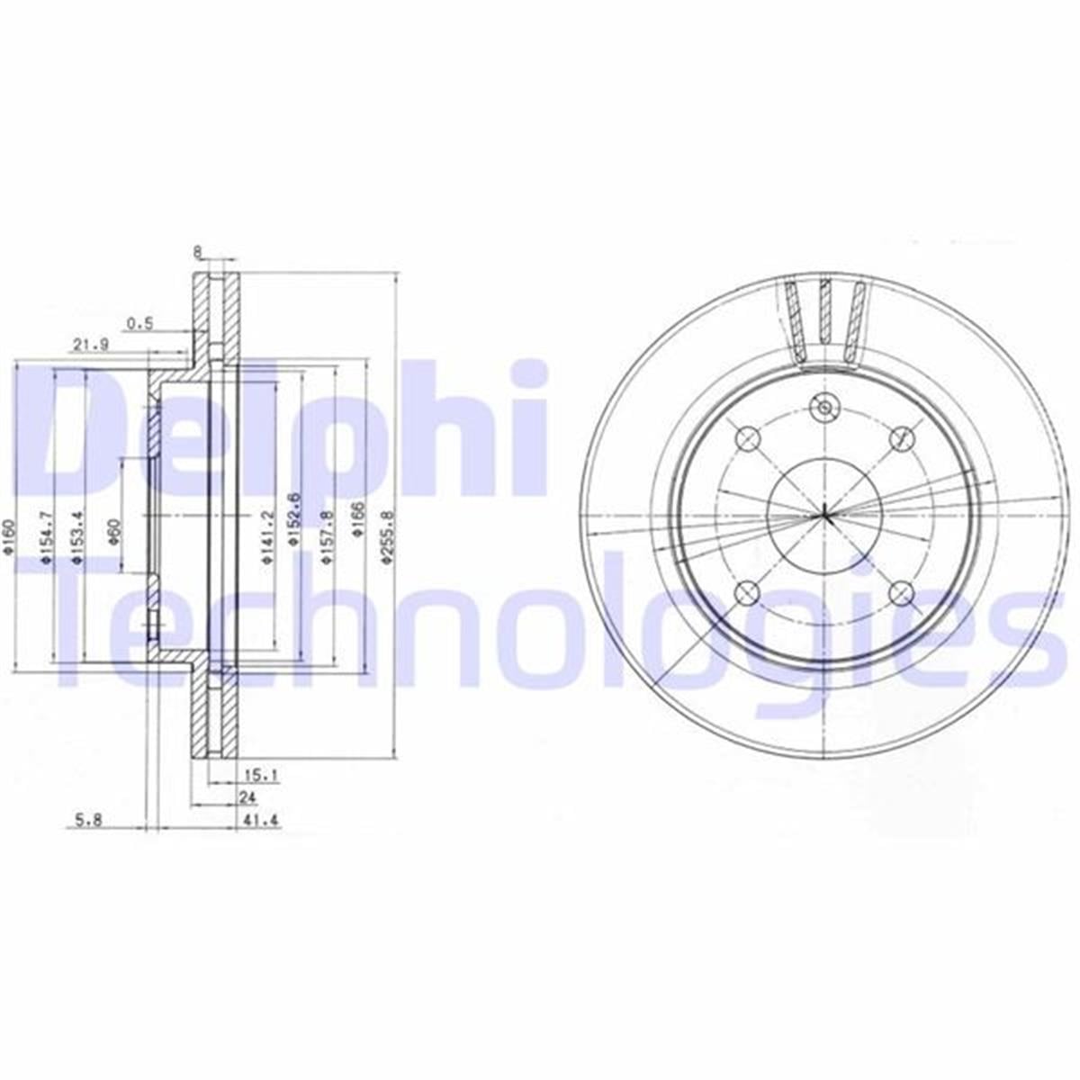 Chevrolet Lacetti Nubira Fren Aynası Ön 96264591-96328338-96549782