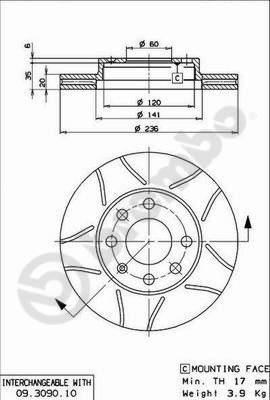 Chevrolet Ön Fren Diski Max BREMBO