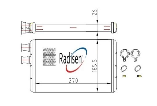 Chrysler Kalorifer Radyatörü RADISEN