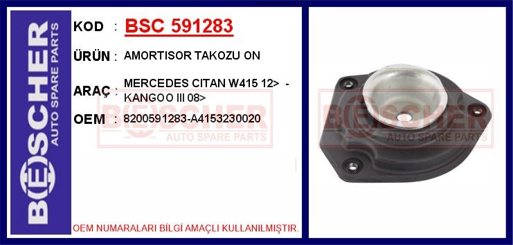 Mercedes Citan Ön Amortisör Takozu BESCHER