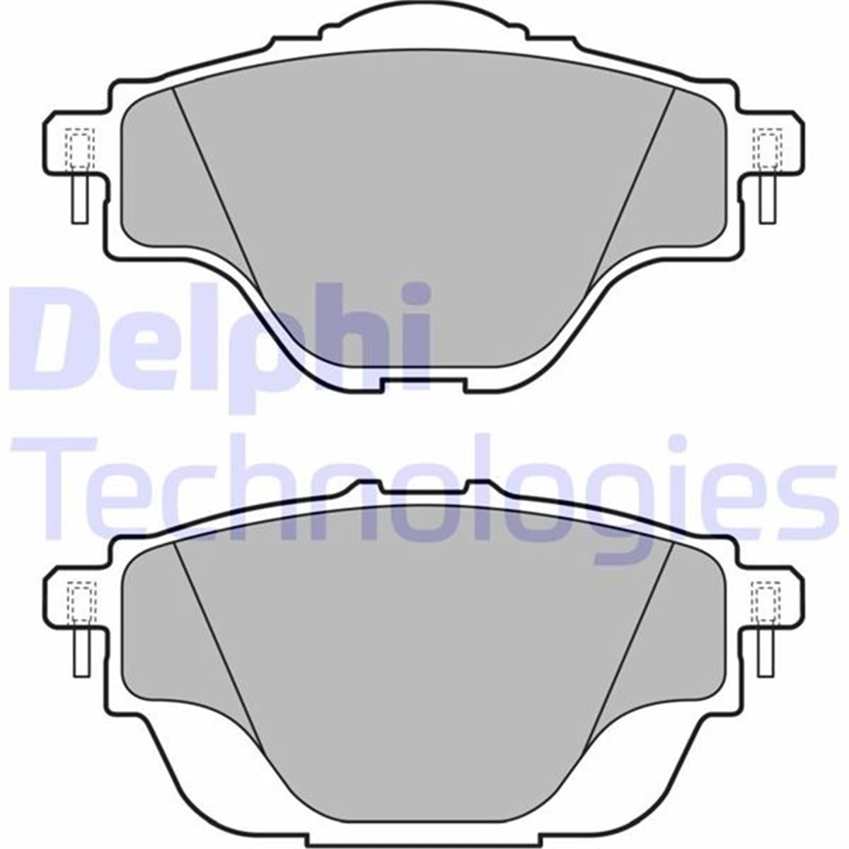 Citroen C4 Picasso Arka Fren Balatası Delphi 2007-2013