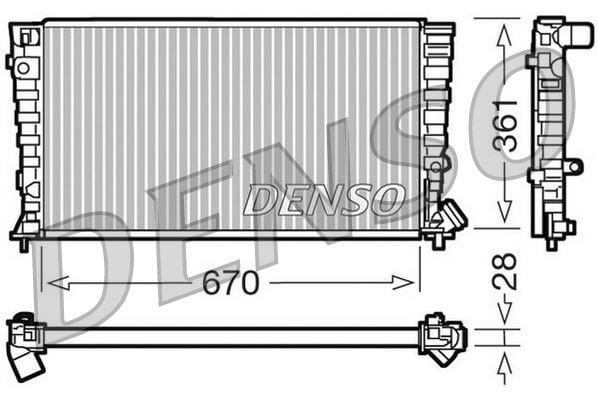 Citroen Berlingo MF Motor Su Radyatörü DENSO