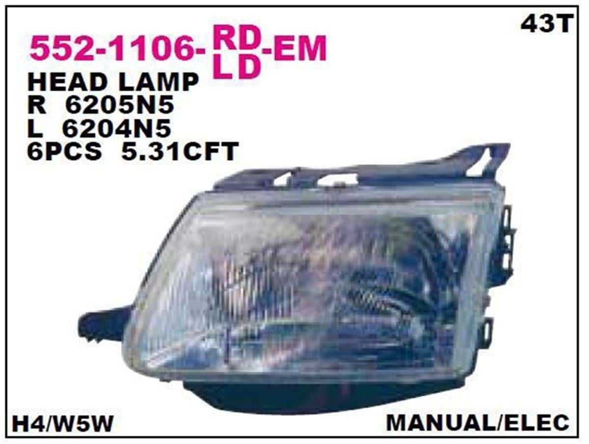 Citroen Saxo Far Sağ Depo (96-03) 6205.N5