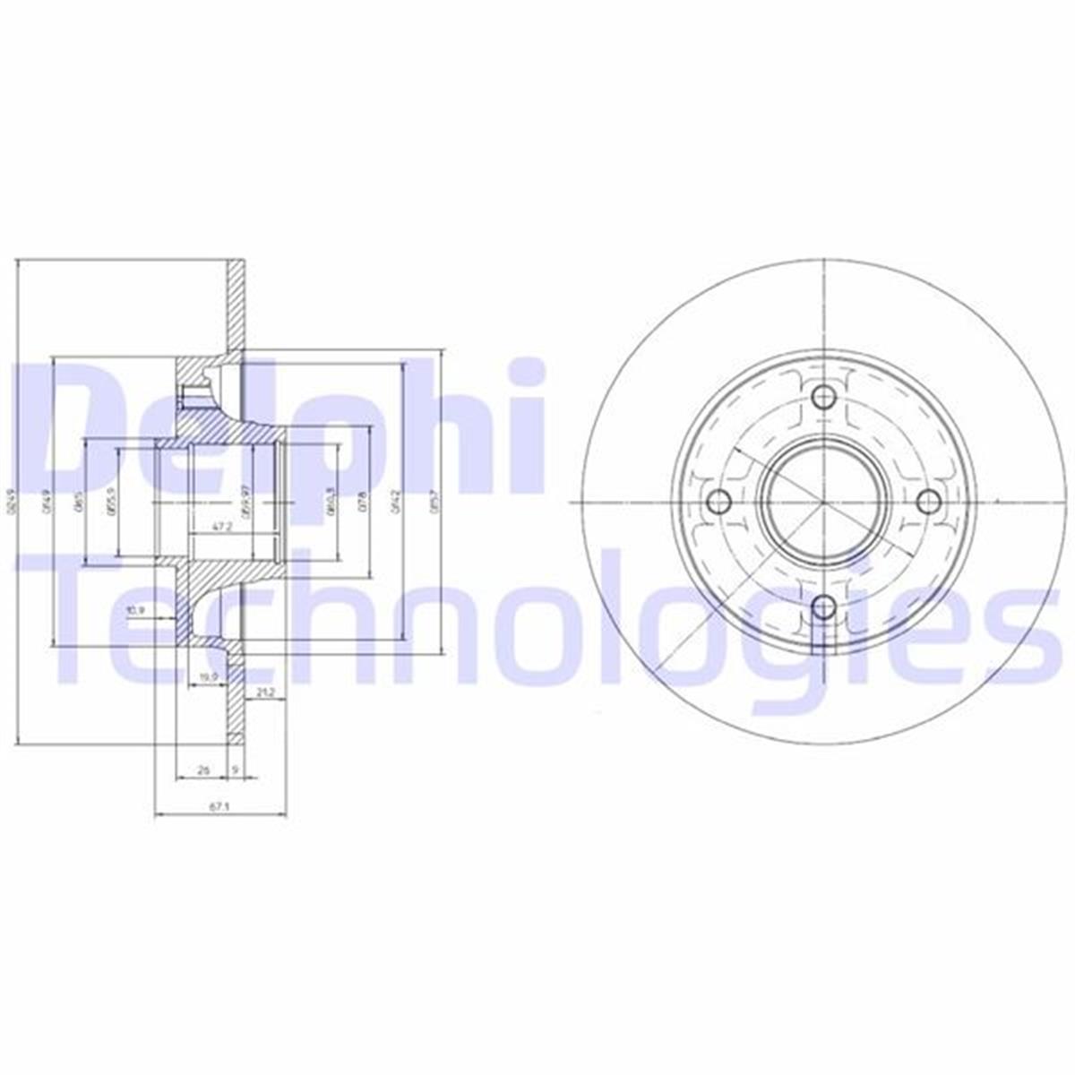 Peugeot 307 Citroen C4 Fren Aynası Arka 4246.Z9-4249.34