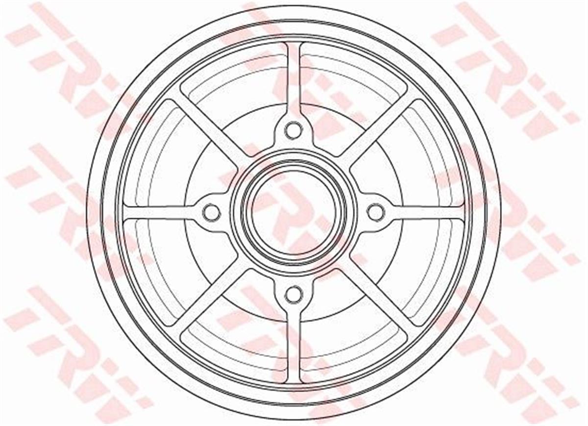 Citroen C3 2 (2009 Sonrası) Fren Kampanası Arka 4247.50