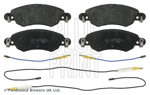 Citroen C5 Ön Balata Fişli BLUEPRINT