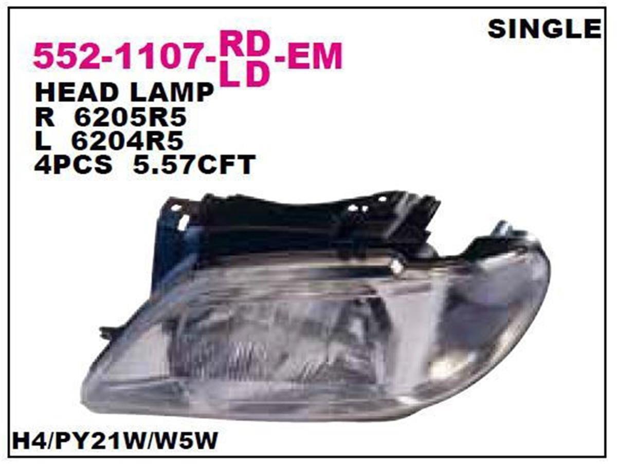 Citroen Xsara Far Sol (1997-2000) Depo 6204R5