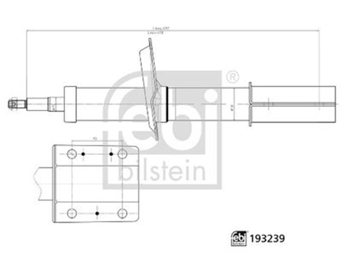 Fıat Ducato Peugeot Boxer Cıtroen Jumper Ön Amortısor 1307633080-1312312080-13179260