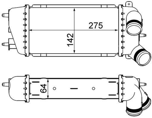 Citroen C3 FC Turbo Radyatörü MAHLE