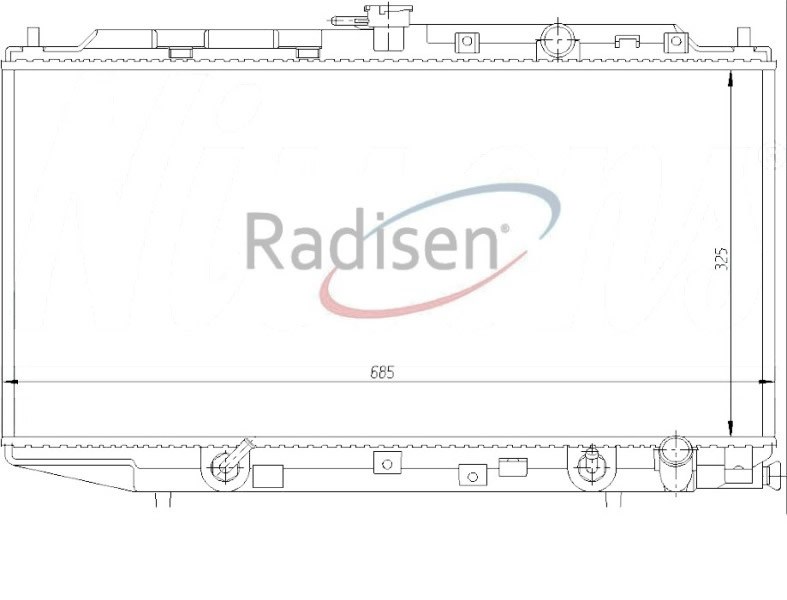 Honda Civic Radyatör 1.5-1.6L AT RADISEN